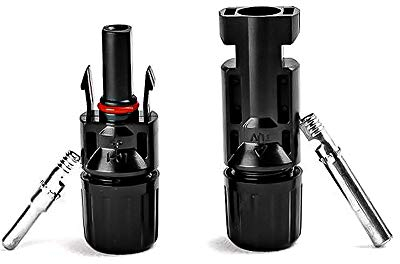 WATTSTUNDE MC kompatibles Stecker Set - Multi-Contact Set Buchse + Stecker zum anschließen von Solaranlagen zum selbst konfektionieren (MC Stecker)