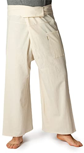 PANASIAM Fisherman Pants Unicolor, naturewhite, XL