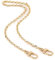 Xiazw Feine Geldbörse Kette Schulter Umhängeriemen Tasche Zubehör Charm Dekoration (Hell Gold, 66 cm)