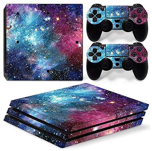Handy Skin Aufkleber für Playstation 4 Pro - Blue Galaxy PS4 Pro Konsole & Controller Skins Vinyl Sticker Sticker Sticker Sticker Cover