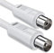 Cavo antenna TV IEC 1M SP-PR BIANCO