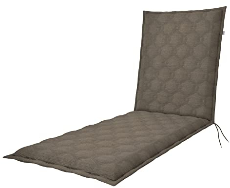 Doppler / Rolliege Fusion/Gartenliege Auflage/Rollliege/ca. 200 x 60 x 7 cm/Greige
