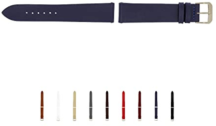 SELVA Uhrenarmband, 14-24 mm, Leder, zum Wechseln, Ersatzarmband für Smartwatch, Made in Germany