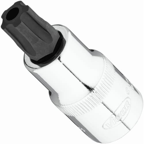 VIGOR Tamper resistant TORX® Plus Schraubendreher-Einsatz ∙ V7055-IPR55 ∙ Vierkant12,5 mm (1/2 Zoll) ∙ Innen-5-Stern Profil mit Zapfen ∙ T55+H