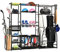 SPIDERCAMP Golf Bag Storage Garage Organizer,2 Golf Bag Storage Racks and Other Sports Equipment Storage Racks, Extra Large Storage Rack for Garage,Holds More Golf Clubs,Balls and Miscellaneous Items