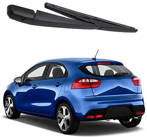 Heckwischerarm Heckscheibenwischer für kia rio 3 Fließheck ub 2012-2017, Hinterer Scheibenwischerarm und Blatt Set Gummi Reinigungsfenster Ersatzteile