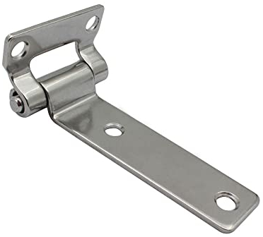 ETomey Türscharnier, Lagerscharniere, Lagerscharnier, 1 Stück T-Scharnier aus Edelstahl 304, Möbelbeschläge, T-Scharnier, Gartenhaus for Holztür, Tor, Möbelbeschläge, 27 x 58 x 135 mm