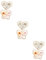 FOMIYES 3 Set Di Palette Per Unghie Palette Per Nail Art Cristallo Agata Resina Unghie Galvanica Manicure Facile Arredamento Per La Casa Materiale Sicuro 2 Pezzi*3