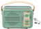 RiToEasysports Altoparlanti retrò vintage portatile, mini subwoofer wireless per auto all'aperto, leggero, aspetto squisito, suono eccellente (verde)