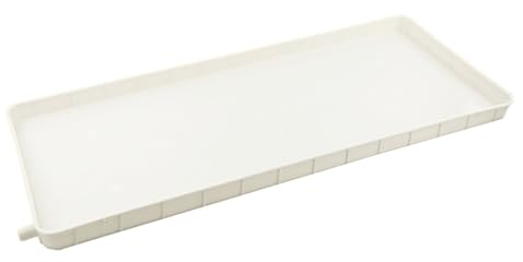 DJJYCTNM Condensate Drain Pan Plastic Drip Tray, Ac Drip Pan with Drain, Universal Window Air Conditioner Drain Kit, Perfect for Indoor/Outdoor Split Air Conditioner Heat Pump Systems ( Color : 81.5*3
