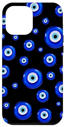 iPhone 12 Pro Max Evil Eye Watercolor Pattern Case