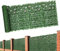 Künstlicher Efeu Hecken Sichtschutz, 3mx1m Künstliche Pflanzenwand Sichtschutz Balkon Gartenzaun Zaun Sichtschutzgitter Mit Blättern Paneele Rolle, UV-beständig, Wetterfest, Für Außendekoration
