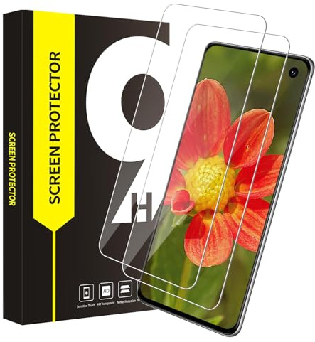 Cable Leader 2 Pack Verre Trempé pour Samsung Galaxy S10e, Dureté 9H Résistant Vitre Protection, Tactile sensible, Anti-Poussière, 0,33mm Sans Bulle, HD Claire S10e Protection Écran(2,5D Transparent)