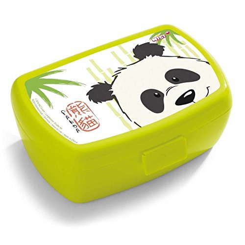 Brotzeitdose Panda / Brotdose / Lunchbox / Größe: ca.12x17x7cm