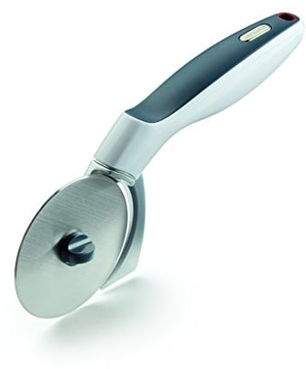 Zyliss E910029 Pizzaschneider, 31cm, Pizzaroller, Pizza Cutter mit Kantenschneidfunktion auch für Blechkuchen, Tartes und große Pizzen, 5 Jahre Garantie