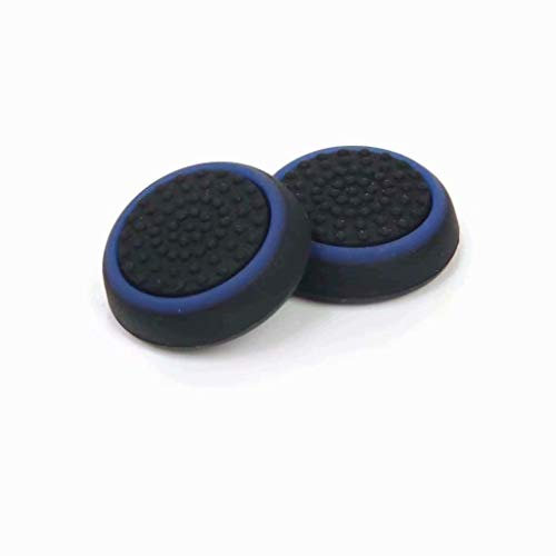 ACTECOM par de Tapas Luminosas de Pulgar para Sony PS4 Controlador Joystick Accesorios para Videojuegos (Azul)