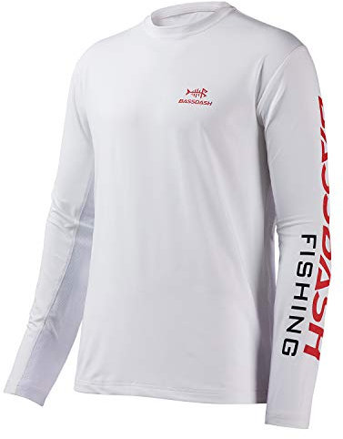 Bassdash Fishing T Shirts for Men UV Sun Protection UPF 50+ Long Sleeve Tee T-Shirt
