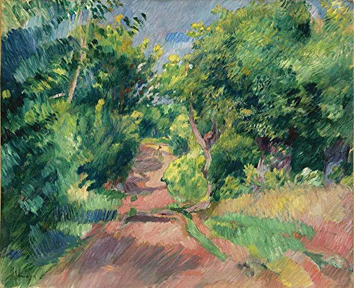 FAN C. Pierre-Auguste Renoir - Les Environs De Varengeville Tableau Reproduction sur Toile Roulée 60X50 cm - Paysage Peintures Impressions pour Mur