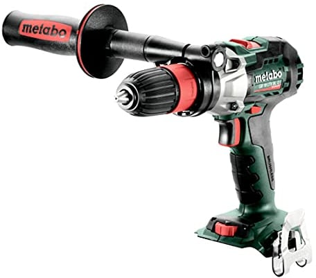 metabo Akku-Gewindebohrer GB 18 LTX BL Q I - 18 V, CAS, 130 Nm, M12 Gewinde - Schnellwechsel-Gewindebohrfutter, Impulsfunktion, Drehmomentüberwachung - Inkl. Zusatzhandgriff, Gürtelhaken und Bitdepot