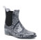 Scarpe donna Moschino stivaletto pioggia rainboot pvc trasparente multilogo D22MO04 JA21163 40