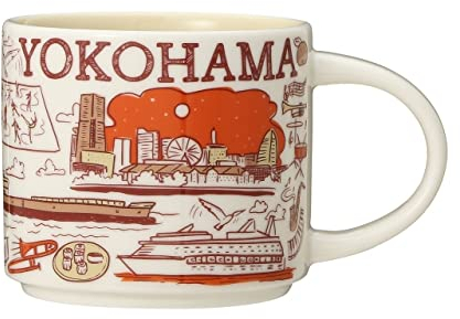 Starbucks JAPAN YOKOHAMA Been There Series Coffee Mug, 14.0 fl oz (414 ml)