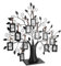 Cornice per Foto Albero Genealogico, Albero Moderno per Foto Albero Genealogico per 12 Foto Cornice per Foto di Famiglia Personalizzata, per la Decorazione(L-Con 12 cornici per foto da 6,4 * 4,6 cm)