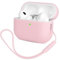 Custodia in Silicone Compatibile con Airpods Pro 2 (2022), Mocarheri Ultra Sottile in Premium Silicone per Airpods Pro 2 Custodia Cover Custodia protettiva in silicone antiurto, Rosa