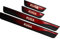 EAGLEG Auto Edelstahl Einstiegsleisten Für Fo-rd Kuga 2013-2019 Tuning Zubehör 4 STÜCKE Auto Scuff Plate Türschwelle Sill Aufkleber,Red