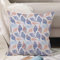 Haushaltsprodukte Polyester Kissenbezug,Ocean Marine Life thematische abstrakte Muscheln Jako,Dekorative Kissenhülle mit Strapazierfähigem Verstecktem Reißverschluss für Sofa Schlafzimmer Auto 45X45cm