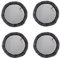 Mesh Cover for Rain Barrels, Water Butt Net Rain Barrel Cover, 60cm Adjustable Rain Butt Net Protection Lid for Home Outdoor Garden Rain Buckets-4PCS