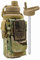 Iron Infidel Battle Bottle - Botella de agua aislada de 32 onzas con tapa con popote y tapa para beber, termo táctico de metal de acero inoxidable con funda resistente y extraíble para llaves,