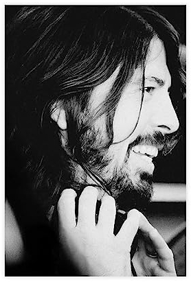 Poster von Dave Grohl Leinwandposter Wandkunst Dekor Bild Gemälde für Wohnzimmer Schlafzimmer Dekoration Rahmen Stil 30 x 45 cm