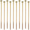 AERZETIX - C67505 - Satz von 10 Holzschrauben Ø6x260mm mit breitem, gewölbtem kopf - mit sternabdruck Т30 - aus verzinktem stahl - schreinerei, sperrholz, spanplatten, melaminplatten
