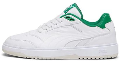 Puma Doublecourt Unisex-Erwachsene Sneaker, weiß-Archive grün, Größe 41, Puma Weiß, Archivgrün, 41 EU