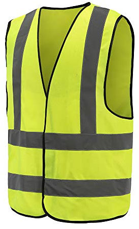 Yellow High Visibility Waistcoat Reflective Vest High Visibility hi viz vis Executive Waistcoat