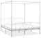 GuyAna Himmelbett-Gestell Weiß Metall 180 x 200 cm