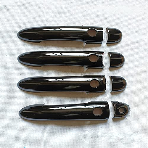 Fahrzeugform Auto Türgriff Abdeckung Trim Aufkleber Styling Zubehör Für Megane MK2 Ii 2 RS CC 2003 2004 2005 2006 2007 2008 dekorative Abdeckung (Color : 6)