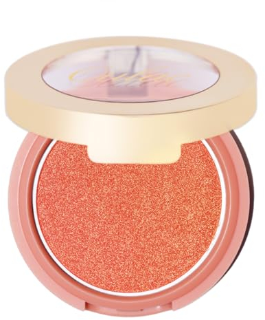 Oulac Rouge Powder Puder Blush Sanfter Schimmer & Seidig Zart,Hochpigmentiert, Langlebig,Vegane Tierversuchsfreie Kosmetik, Augen Kosmetik 1er Pack, 4,8 g,F09 Summer Flame