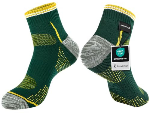RANDY SUN Wasserdichte Socken 3-lagig CoolMax Wandern Atmungsaktiv Kältebeständig