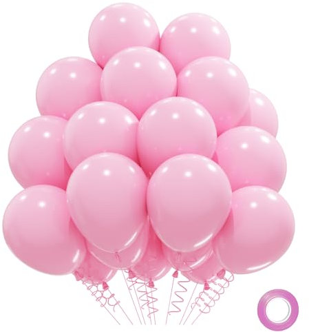 Palloncini Rosa 31 Pezzi Compleanno, Palloncini Elio Rosa Baby Shower Festa Decorazione Ragazza Festa Matrimonio, Decorazione Compleanno Donne Ragazze