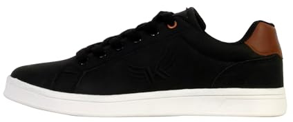 Kaporal Herren Darly Schuhe DETENTE Tennis, 45 EU, Schwarz - Tan, 45