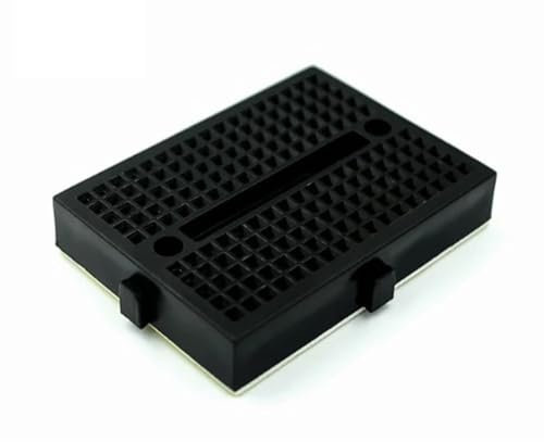 Make It Warehouse Solderless Breadboard for Electronics Prototyping Proto Shield Distribution Connecting Blocks for Pi Arduino UNO R3 MEGA NANO (170 point Black x 5)