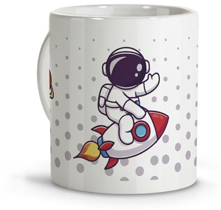 Tazze da tè originali. Regali originali per donna. Tazza colazione con frasi divertenti. Tazze originali da regalare. Idee regalo amica. Tazza infusione. Borse personalizzate. Astronauta
