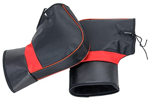 SELVFZ Gants de guidon de moto pour temps froid, gants coupe-vent pour vélo électrique, protège-mains, 2 manchons de guidon, motoneige, moto pour vélo de route, hiver chaud et épais
