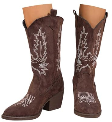 Stivali Stivaletti Biker Motociclista Da Donna - Retrò Testa Rotonda Fondo Spesso Corti Primaverili Estivi Plateau Boots Cavaliere Stile Casual Occidentali