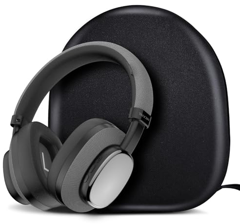 TSYUCXH Bluetooth Headphones Over The Ear, Noise Cancelling Headphones Wireless Bluetooth with Microphone, Over Ear Headphone Noise Cancelling 65h Playtime, Clear Calls, Comfort Fit For Travel
