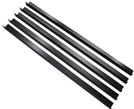 H-Smart Black PVC Angle Trim 10mm x 10mm x 1m | Smooth Corner Protector for DIY, Home & Commercial Use (5)