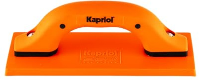 Kapriol Frattazzo in Gomma 927, Frattazzo per Fughe, Gomma Antiabrasione Ultra Flessibile, Impugnatura Ergonomica Progrip, Arancione
