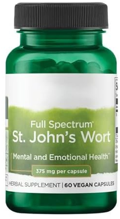 Full Spectrum St.JohnsWort 375mg, 60 Vegan Capsules