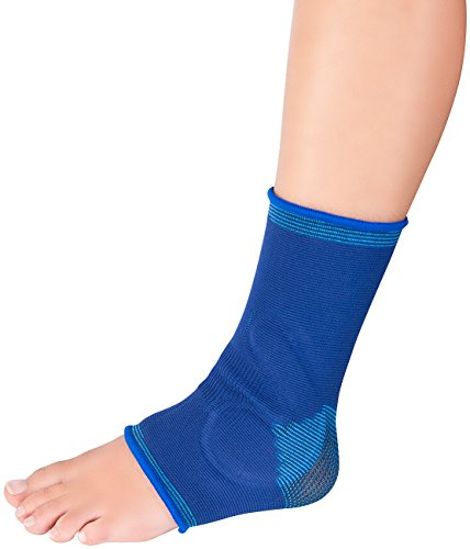 Speeron Fußgelenkstütze: Knöchelbandage mit Gel-Kissen, unisex, Größe S - M (Bandage für Fuß, Sprunggelenk-Bandage, Volleyball)